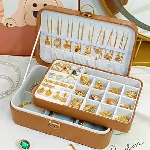 黄金专用首饰收纳盒高档密码带锁项链手镯手链精致手饰品盒防氧化