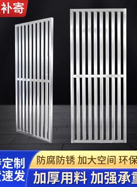 不锈钢花架层板横板置物架铁艺室内外阳台车库使用加厚耐用承重板