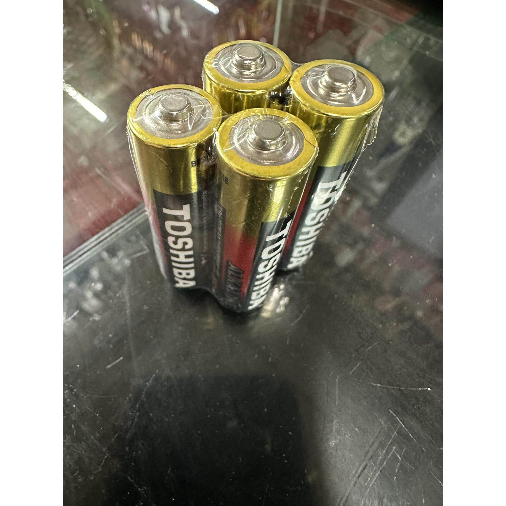 TOSHIBA东芝5号电池1.5V碳性碱性一次性干电池不能充电包邮
