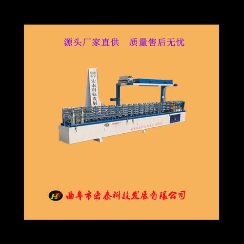 300型门窗套木饰面 集成墙板 护墙板包覆机源头厂价供货宏泰科技