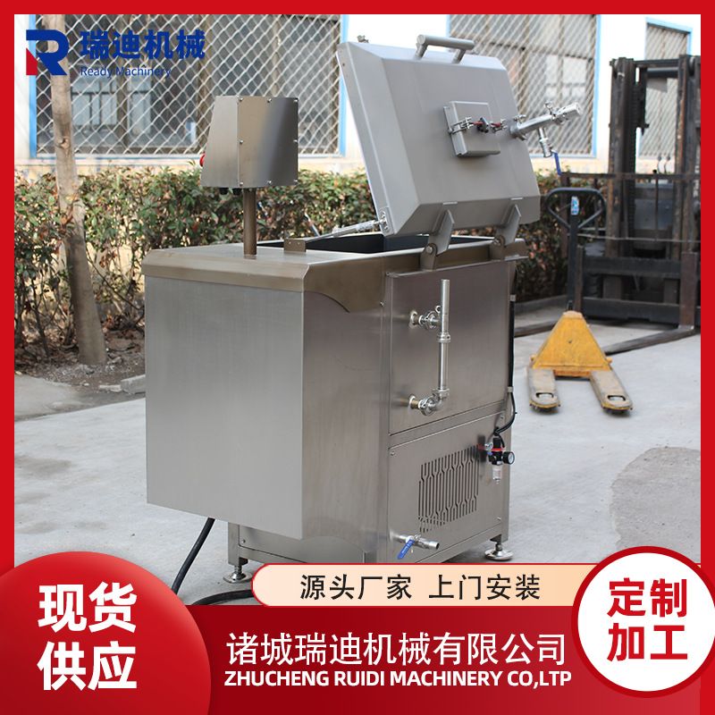 奶酪热烫拉伸机全套软质奶酪加工设备小型马苏里拉奶酪球加工设备