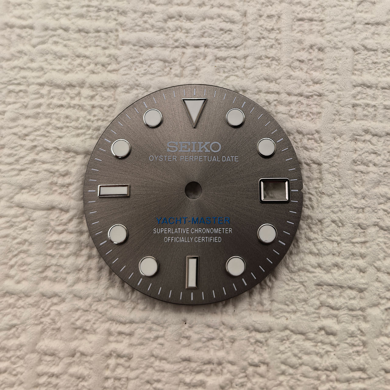 thumbnail for New watch modification water ghost yacht YACHT-M dial 28.5MM green luminous adaptation to NH35 36 movement