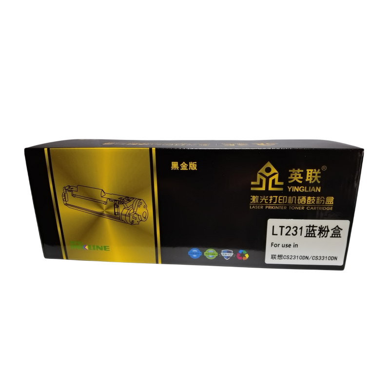 英联 黑金版粉盒 LT231适用联想CS2310 3310单位/个（蓝色）