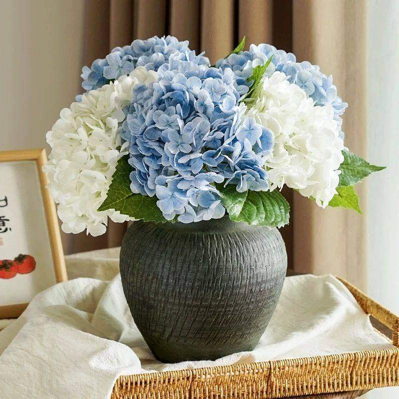 北欧大号绣球手感保湿仿真花客厅餐桌电视柜茶几假花自然装饰摆件,家居饰品,仿真花/假花,淘宝优惠券,粉丝福利购,淘宝优惠卷