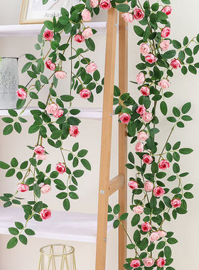 仿真玫瑰花假花蔷薇藤条