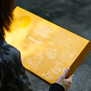 月饼礼盒包装 2025中秋节新款 盒创意手提空盒子企业酒店送礼品LOGO