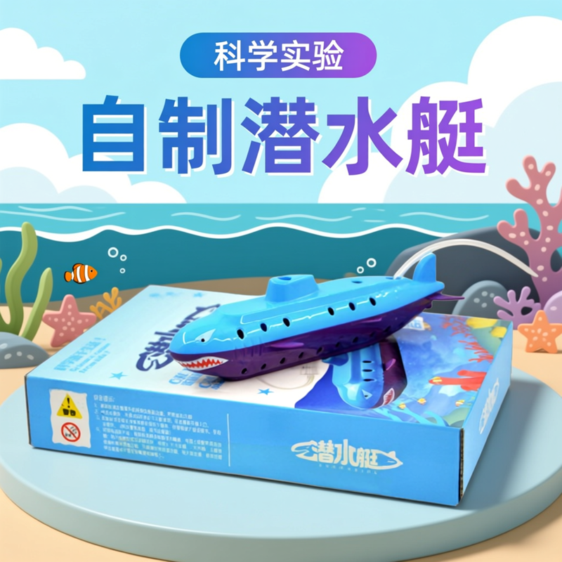 diy物理科技小制作潜水艇学生