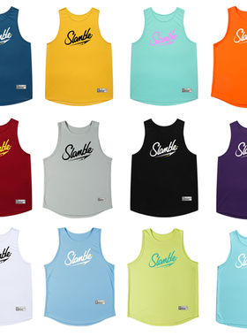 SLAMBLE 运动篮球背心男女夏季美式健身坎肩无袖吸汗速干投篮服潮