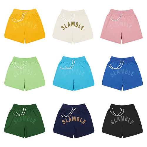 slamble夏季新款短裤刺绣篮球