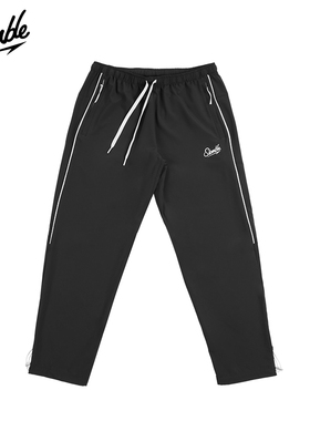 SLAMBLE秋冬新款美式纯色运动直筒裤男可束脚篮球跑步休闲裤长裤