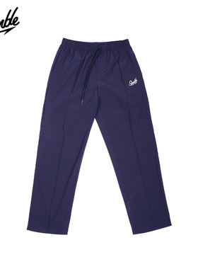 SLAMBLE运动梭织速干运动长裤男女跑步篮球透气直筒廓形裤子新款