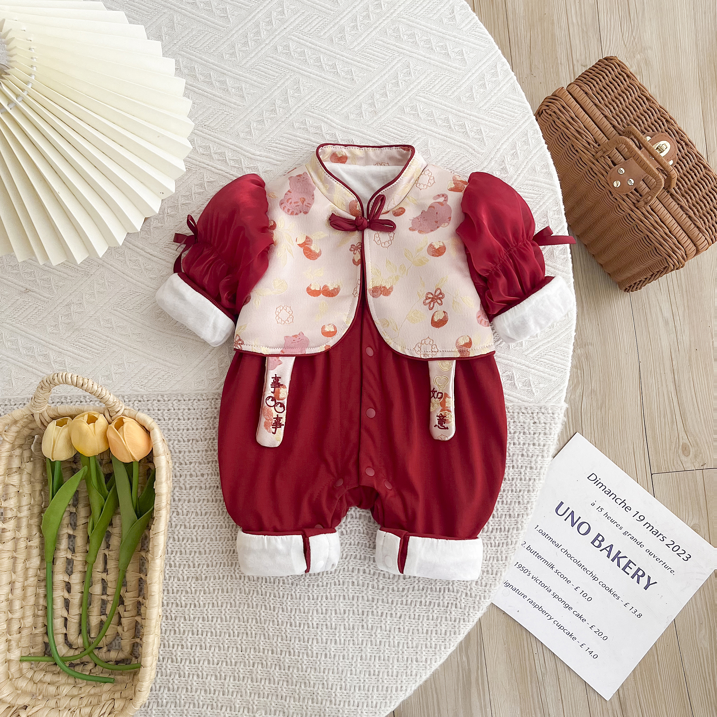 婴儿衣服春秋装连体衣小月龄