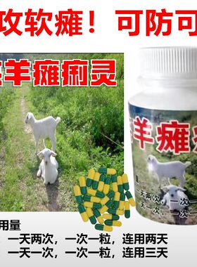 【羔羊软瘫】瘫痢灵软骨四肢无力站不稳胀肚补钙硒保命强壮素