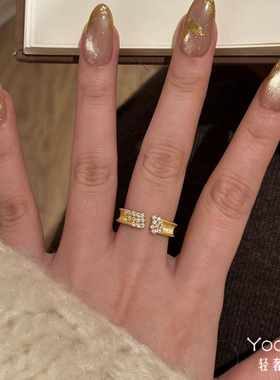 纯银轻奢璀璨星河戒指女