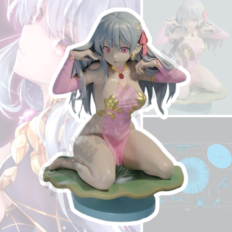 FGO迦摩坐姿美少女GK手办3D打印[未上色白模]
