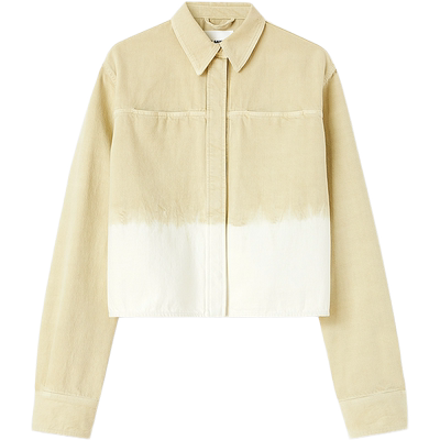 棉质长袖牛仔短款外套JILSANDER