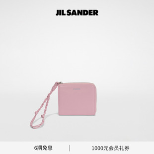 新品 SANDER JIL 女士牛皮革Tangle卡片夹零钱包 新年礼物