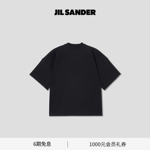高圆领棉质短袖 JIL 经典 男士 T恤 SANDER