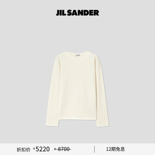 甄选折扣 山羊绒长袖 JIL 女士 圆领针织衫 SANDER