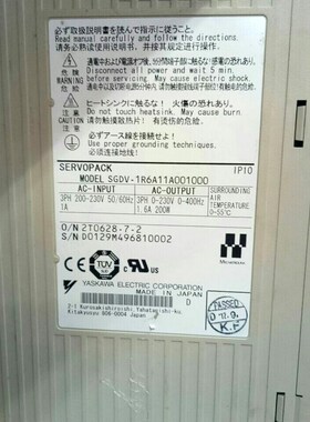 安川驱动器200WSGDV-1R6A11A功能完好件 议价