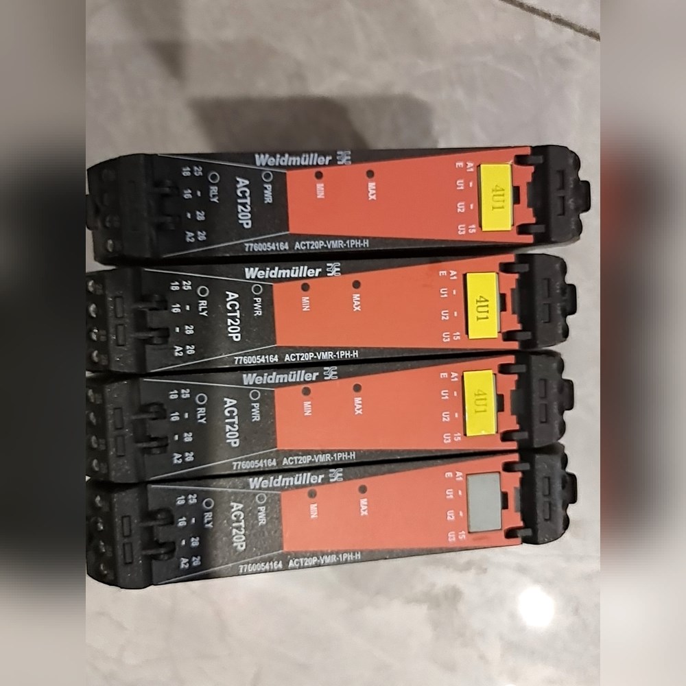 魏德米勒电压监控器继电器ACT20P-VM-A 1PH有2