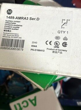 AB空气开关辅助触点1489-AMRA3serD.3个 议价