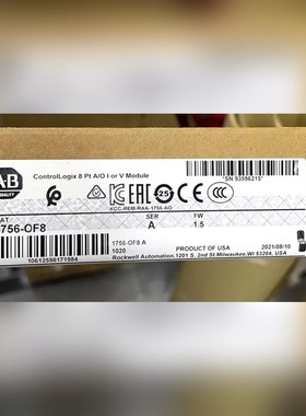 新的工厂密封AB 1756-OF8A ControlLog 议价