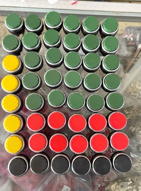 天逸凸头按钮LA42T-10 绿色红色黄色黑色 议价