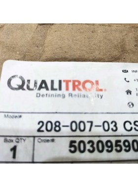 QUALITROL变压器压力释放阀排气阀208-007-0 议价