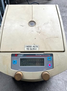 BECKMAN贝克曼 Microfuge 18台式微量离心机 议价