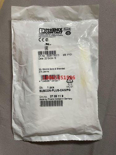 2708119 菲尼克斯插头接头SUBCON-PLUS-CA