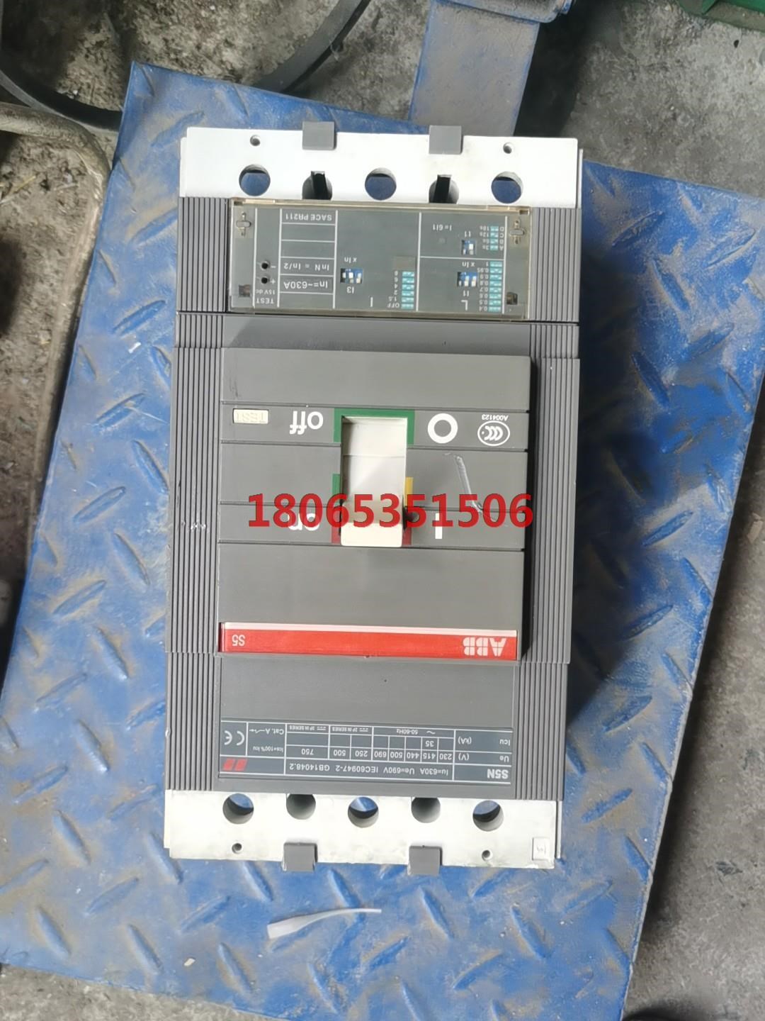 ABB塑壳断路器S5N630 3P 630A 电子脱扣成色