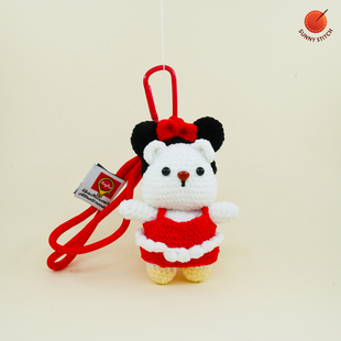 礼物 小熊包包挂件挂饰钥匙扣女生版 Sunny Stitch可爱卡通背带裤