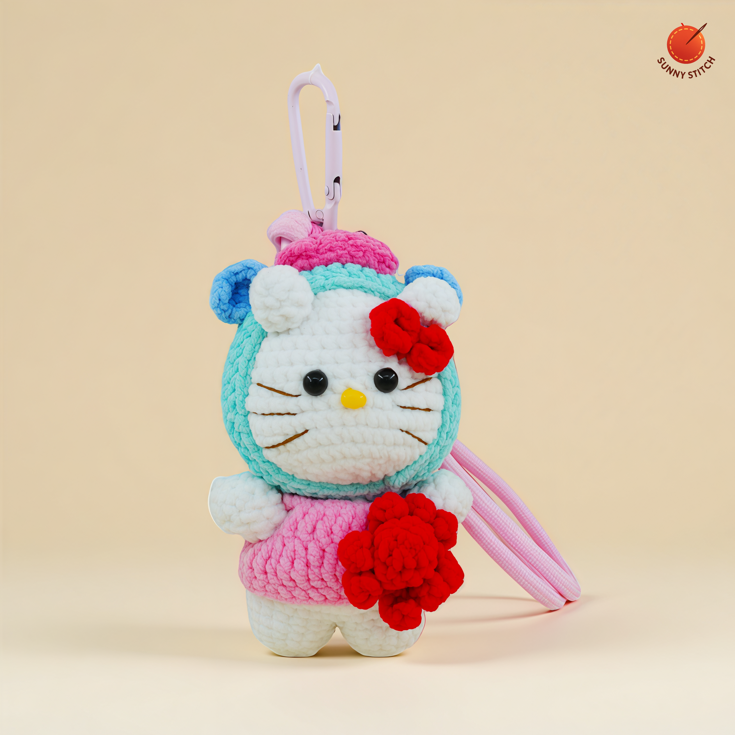 Sunny Stitch可爱HelloKitty小猫包包挂件钥匙扣卡通挂饰轻奢礼物