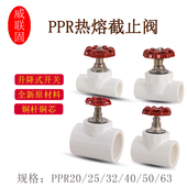 63热熔升降式 开关减压阀门接头管道配件 PPR截止阀20