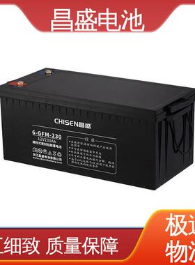 昌盛6-GFM-230ups电池LED广告牌蓄电池厂家供应