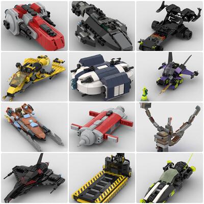 拼装战车机甲蝙蝠拖模型