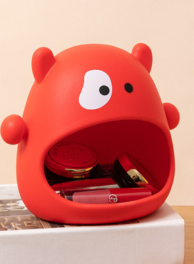 创意新款奶牛匙收纳摆件进门入户玄关家居桌面装饰品乔迁新居礼品