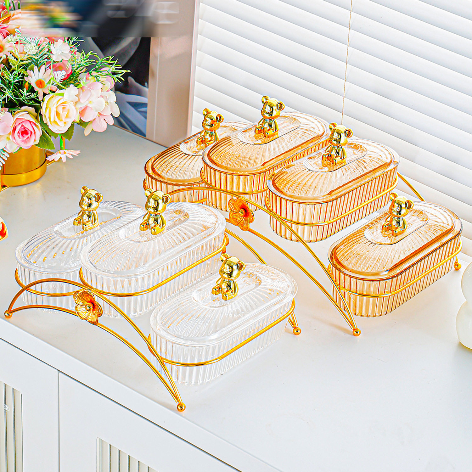 轻奢水果盘家用客厅坚果干果零食碟摆放盘新款分格下午茶点心盘子,餐饮具,果盆/果盘/果篮,淘宝优惠券,粉丝福利购,淘宝优惠卷