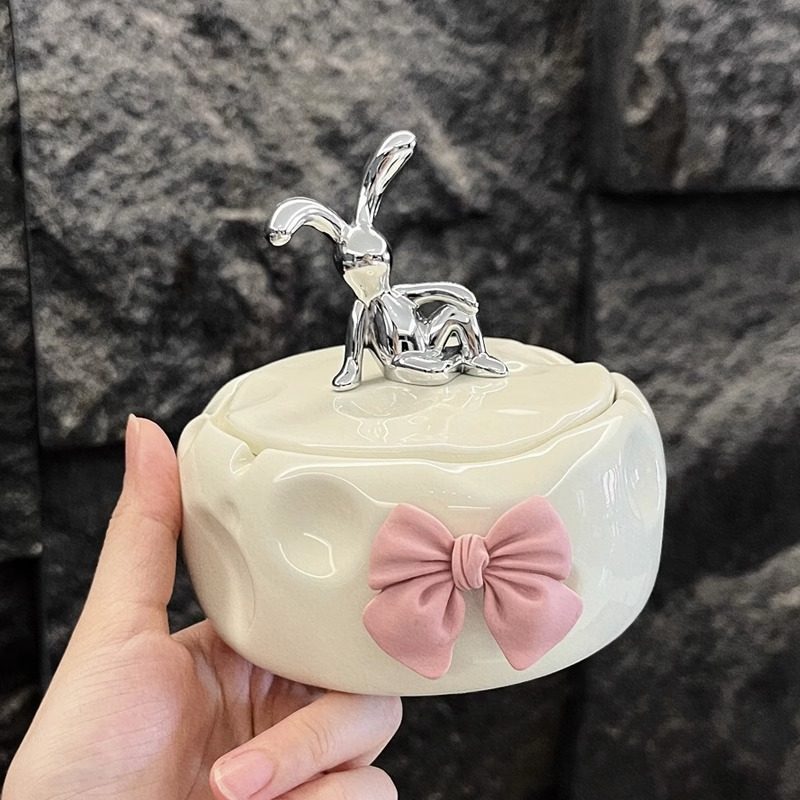 轻奢陶瓷烟灰缸带盖防飞灰家用客厅高端大气创意烟缸高级感情侣,家居饰品,装饰烟灰缸,淘宝优惠券,粉丝福利购,淘宝优惠卷