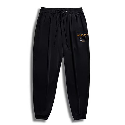 加肥加大运动裤男装大码宽松薄款卫裤潮流胖子夏季冰丝速干休闲裤