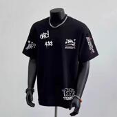 男款 上衣服潮流半袖 夏季 高级感潮牌刺绣男装 体恤 T恤2026新款 短袖