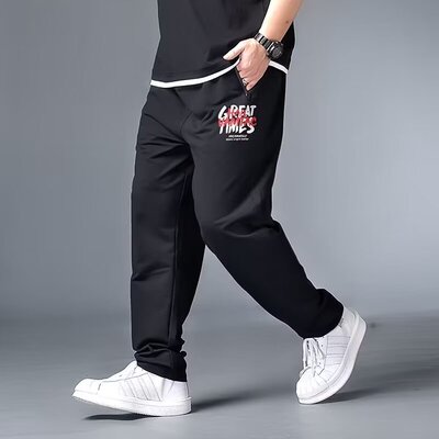 束脚休闲裤男士夏季速干潮牌运动裤修身大码跑步健身韩版潮流哈伦