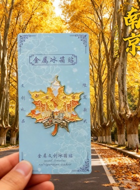 江苏南京冰箱贴城市旅游文创纪念品夫子庙鸡鸣寺玄武门京畿伴手礼