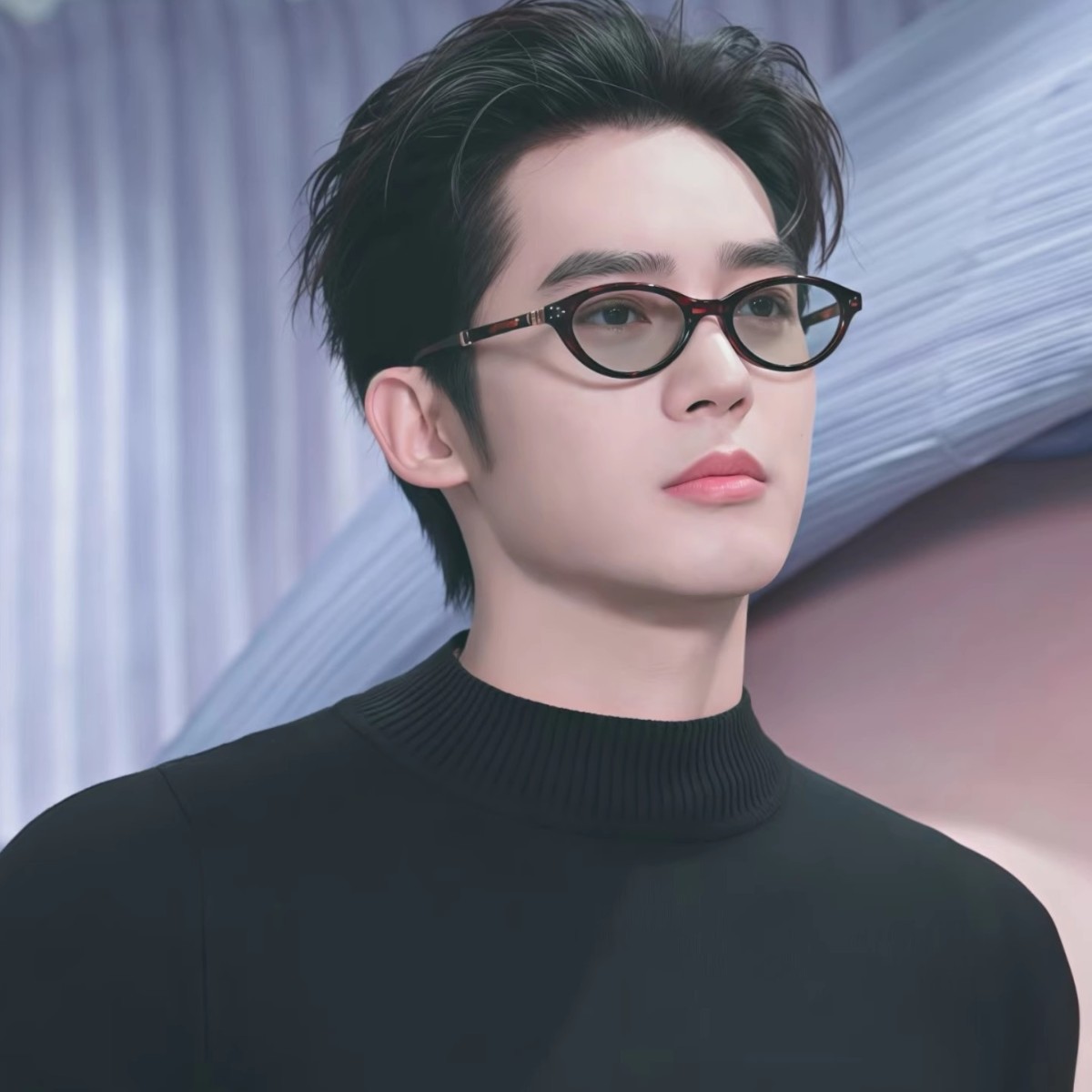 新款GM书呆子眼镜R7眼镜架椭圆小框平光镜防蓝光复古韩系素颜镜框