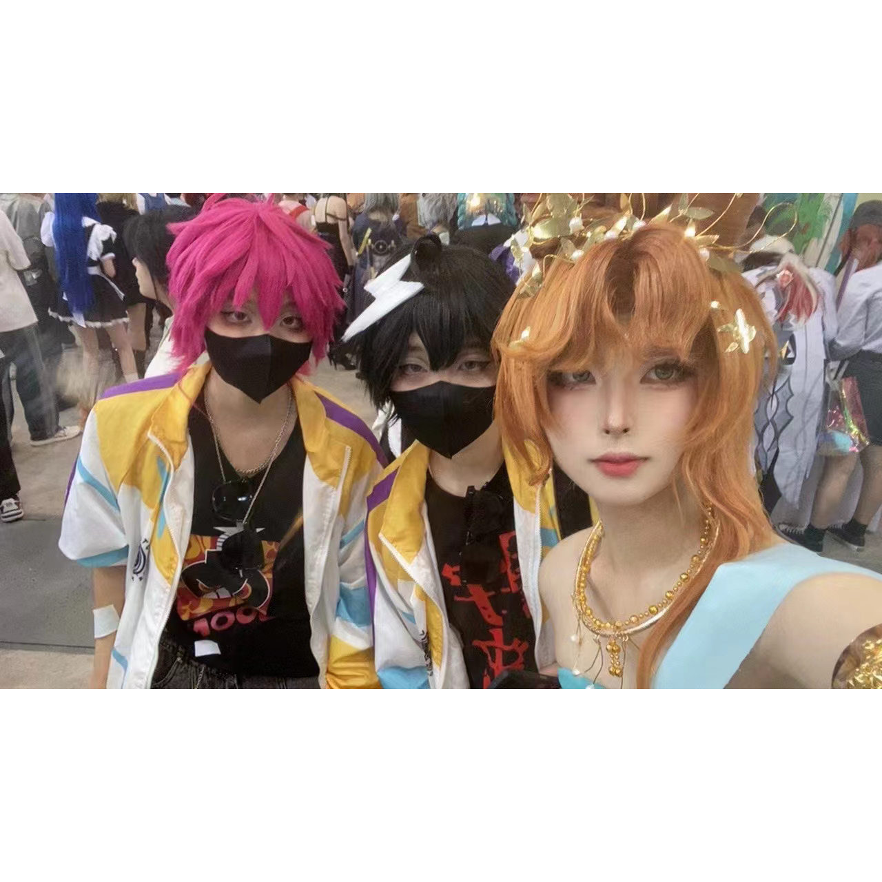 【硬核一中】漫画戎朕也戎星野KinG同款系列COS纯棉宽松短袖T恤