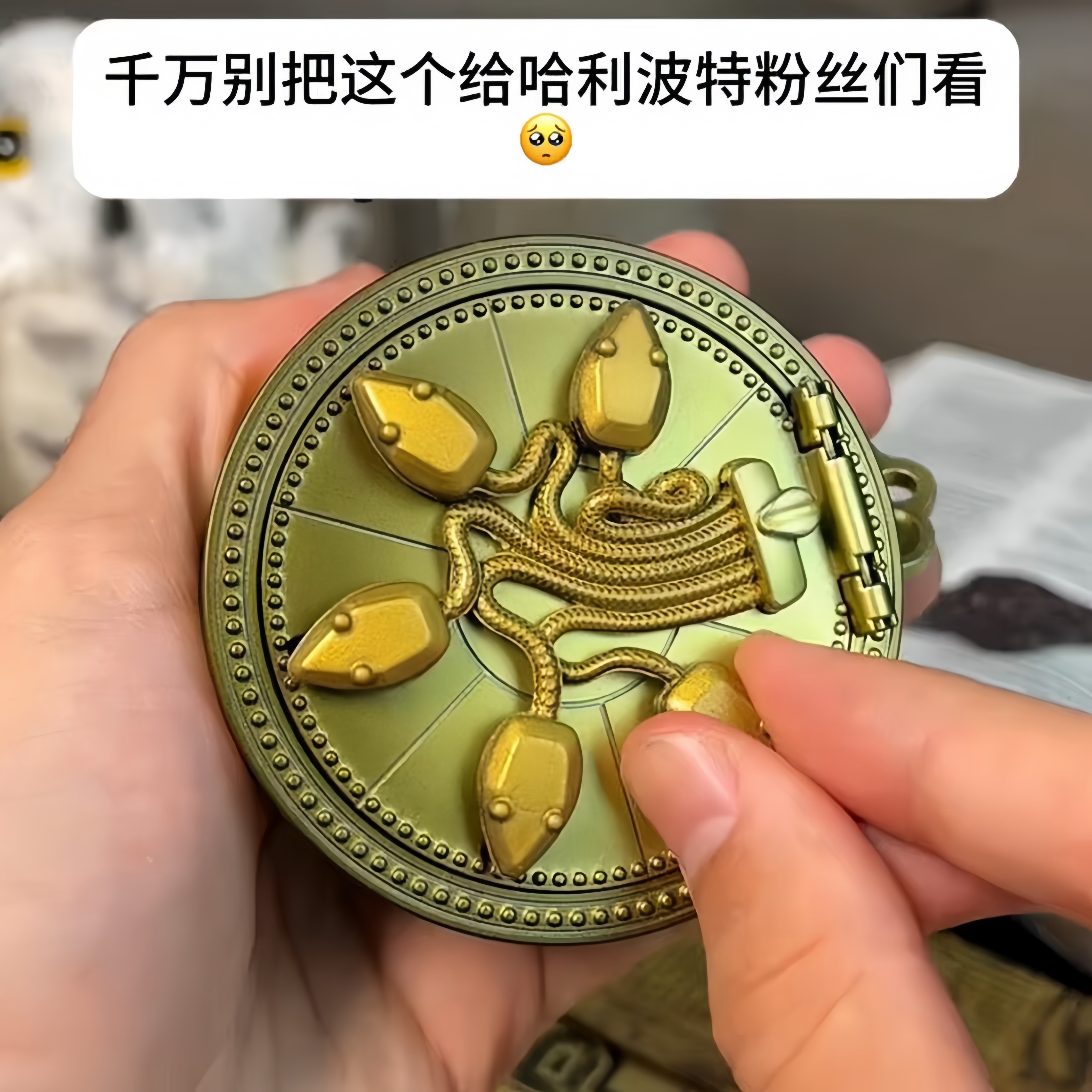 哈利波特情侣机关戒指盒送礼