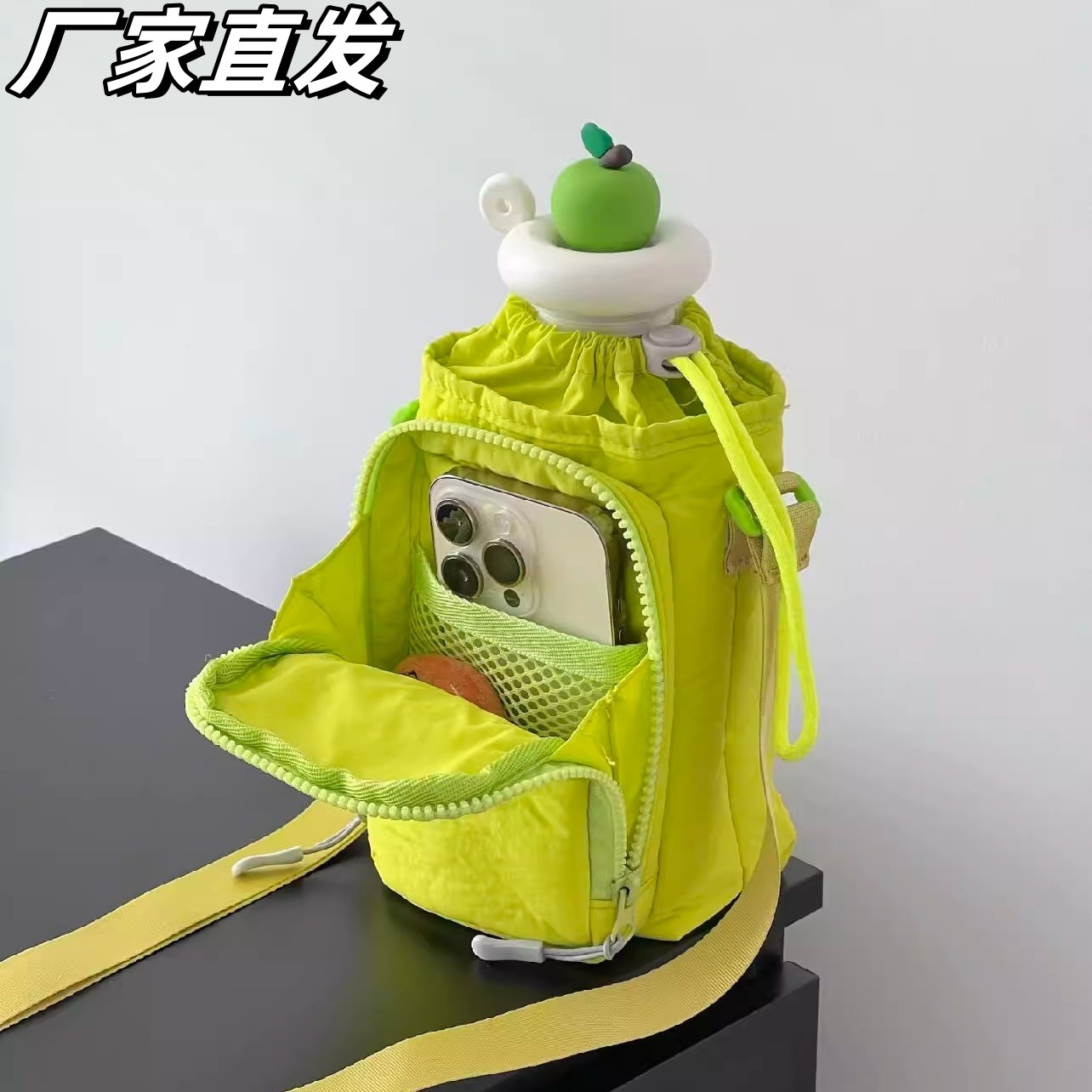 女士夏天手机包户外斜跨便携水杯包登山运动休闲包多巴胺迷你小包