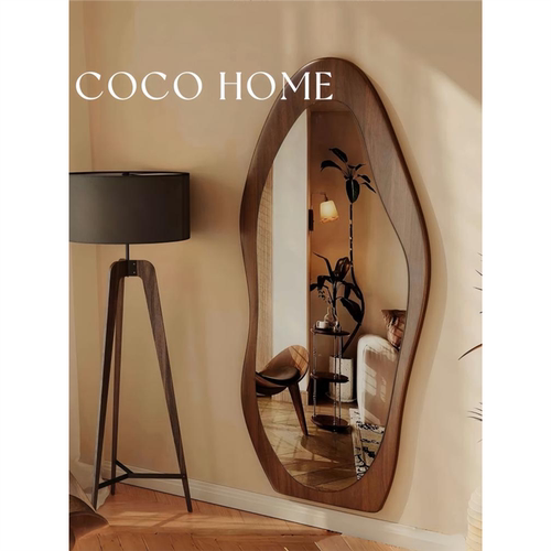 COCO中古全身镜家用落地镜网红异型镜壁挂高级感穿衣镜卧室镜子·