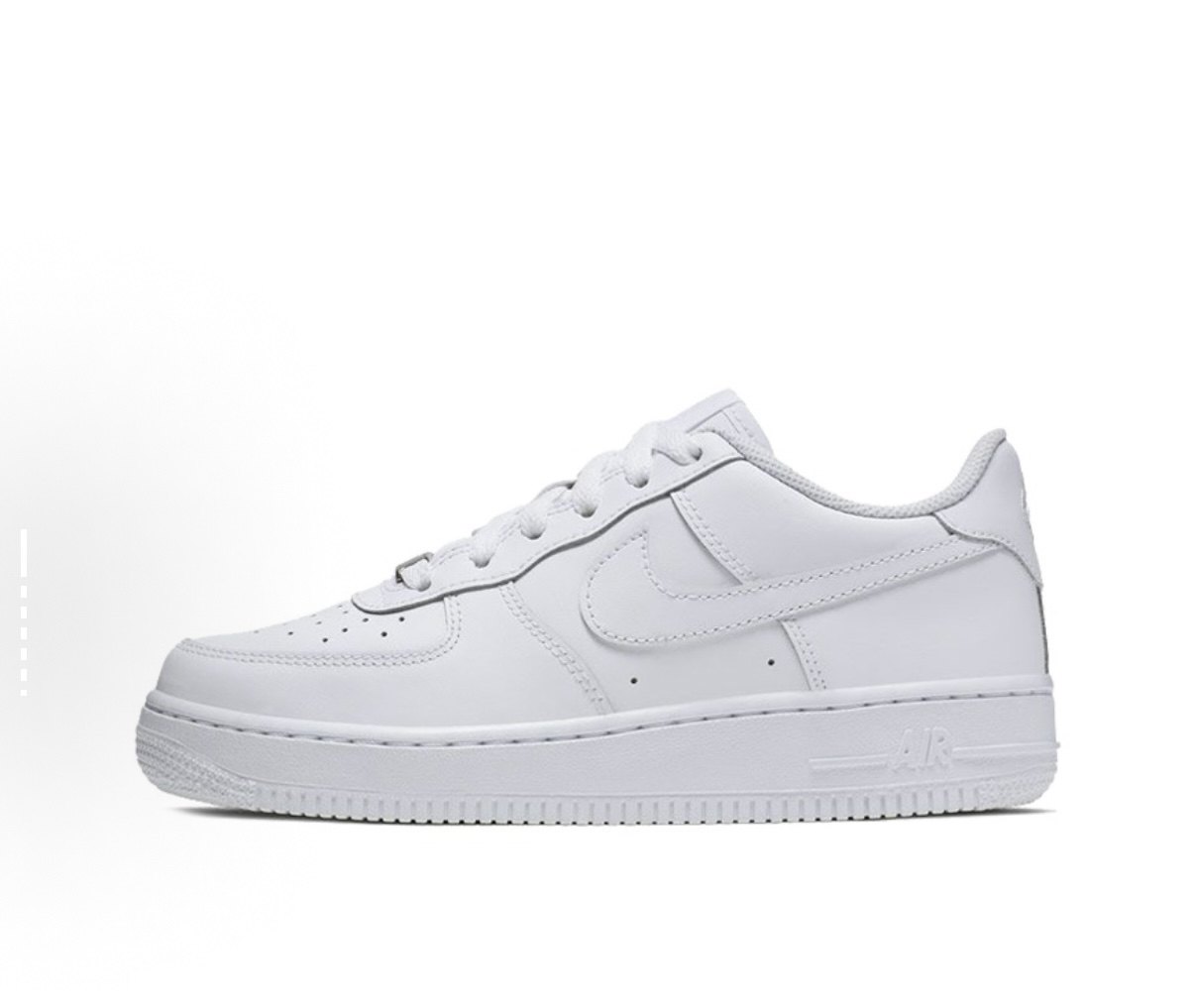耐克Nike Air Force 1空军一号轻便板鞋GS/纯白314192-117河南WJ